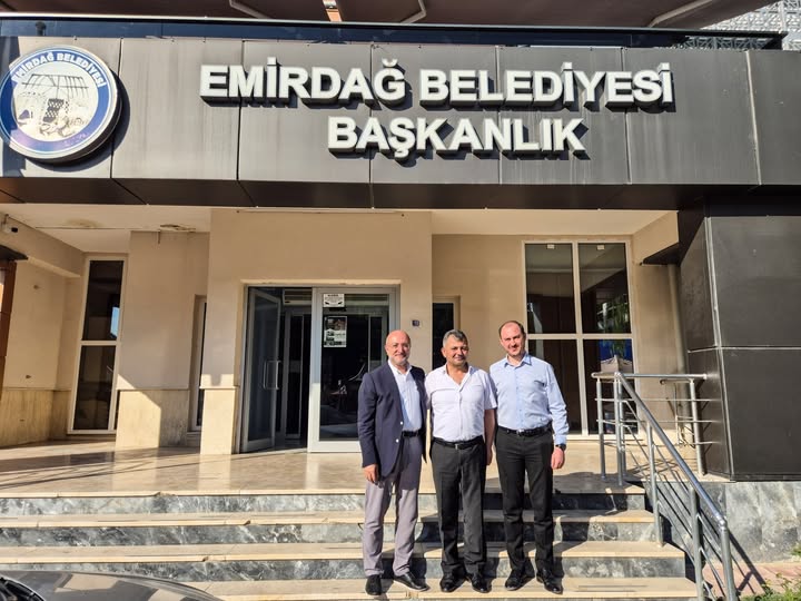AK Parti Afyonkarahisar İl Başkanı Şahin, Emirdağ Belediye Başkanı Koyuncu'yu Ziyaret Etti