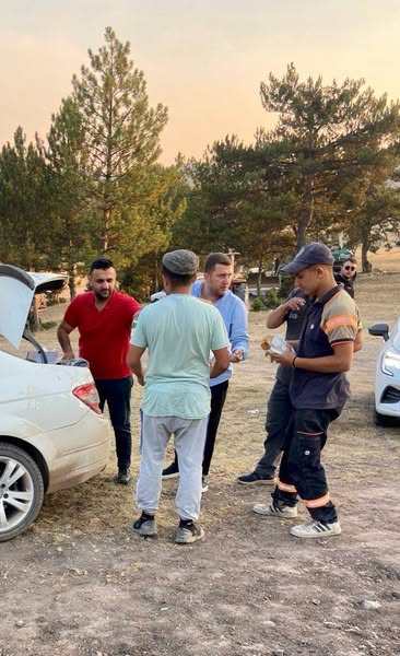 Afyonkarahisar'da Orman Yangınına Karşı Destek Seferberliği