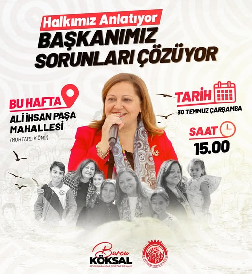 Afyonkarahisar'da Başkan Köksal, Vatandaşlarla Buluştu