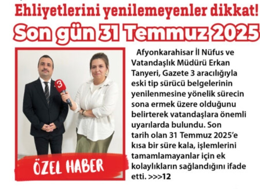 Sürücü Belgesi Bilgileri Şimdi Online Yükleniyor