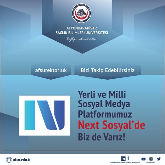 Afyonkarahisar Sağlık Bilimleri Üniversitesi Sosyal Medyada Aktif Hale Geldi
