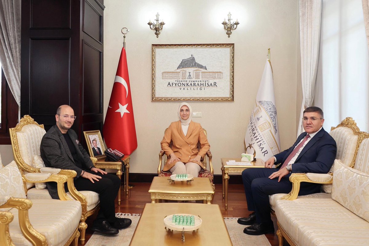 Afyonkarahisar Valisi Güran Yiğitbaşı, Burdur Mehmet Akif Ersoy Üniversitesi Heyetini Kabul Etti