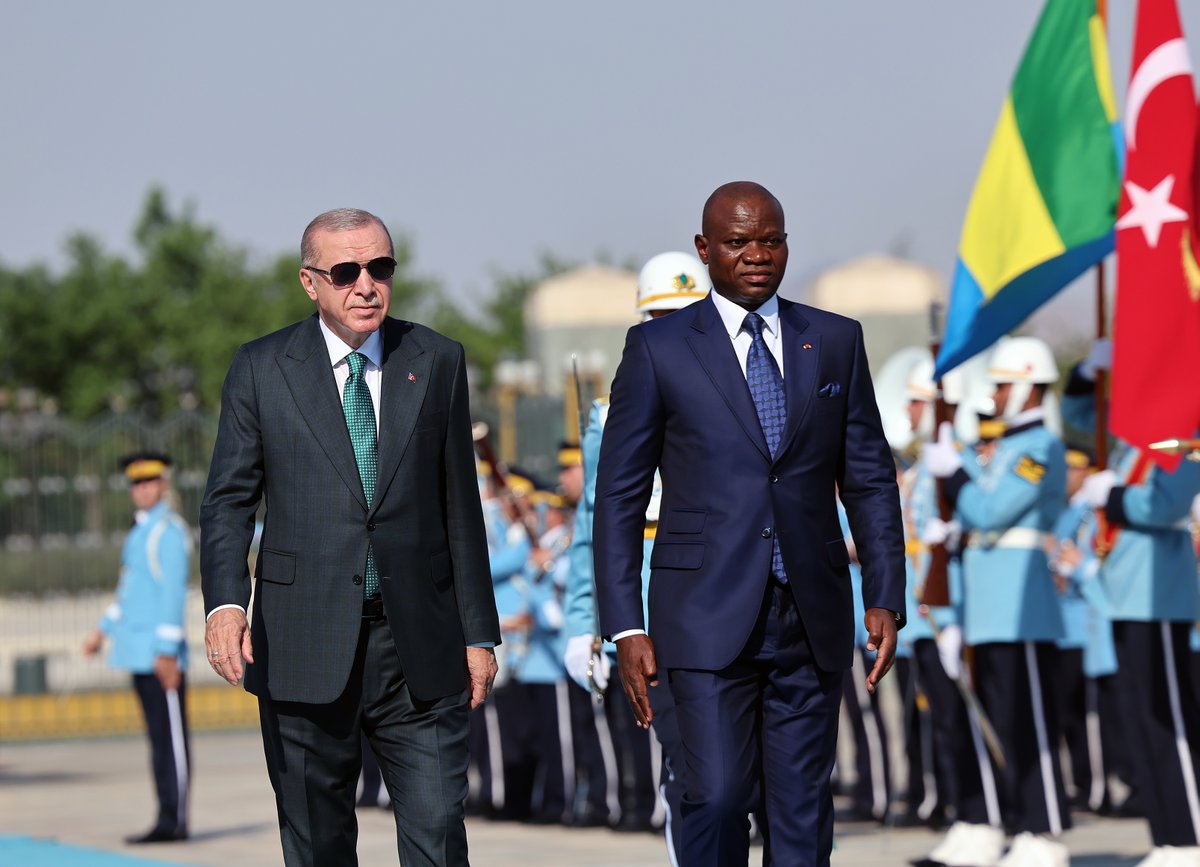 Türkiye ve Gabon Arasında İş Birliği Anlaşması İmza Töreni