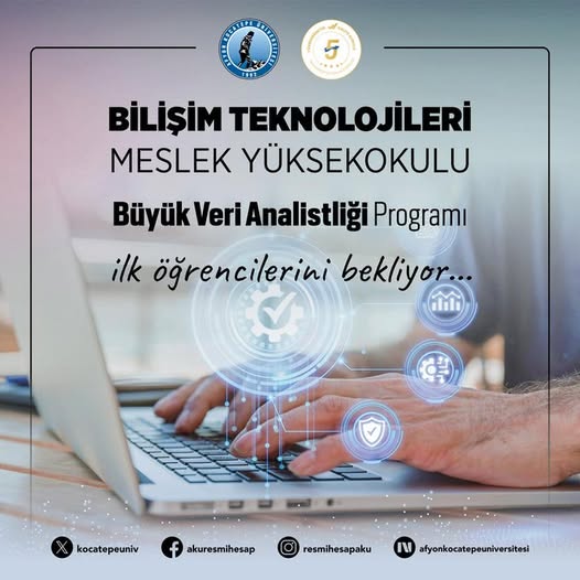 AKÜ, Veri Çağında Uzmanlaşmak İsteyenlere Yeni Bir Kapı Açtı: Büyük Veri Analistliği Programı