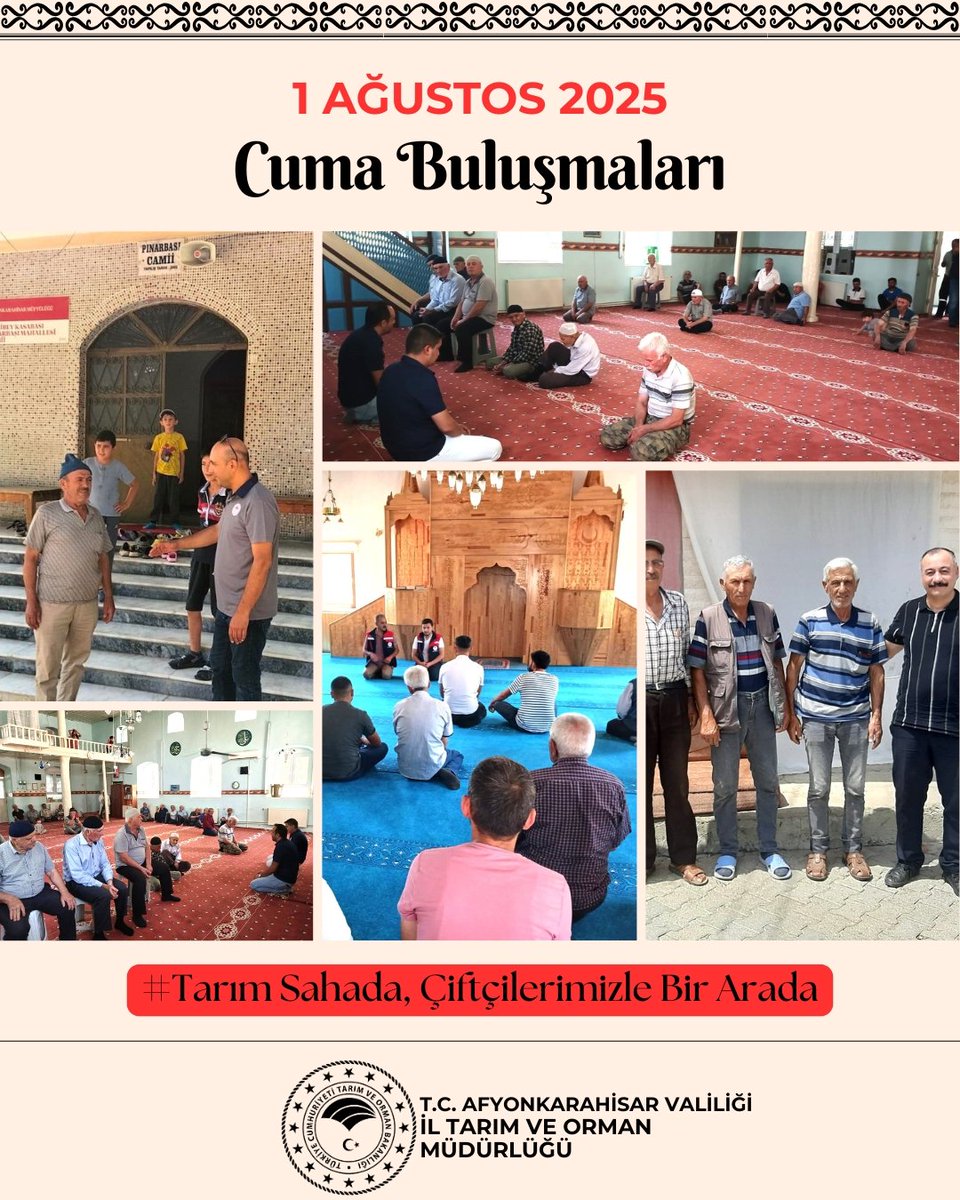 Afyonkarahisar'da Çiftçilerle Birebir Buluşmalar Devam Ediyor
