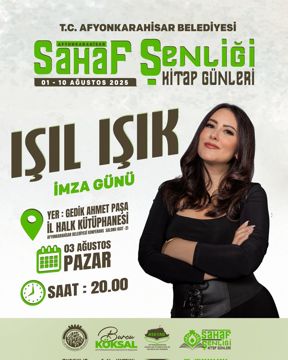 Afyonkarahisar'da Kitapseverleri Buluşturan Şenlikte Yazar Işıl Işık ile Söyleşi ve İmza Günü