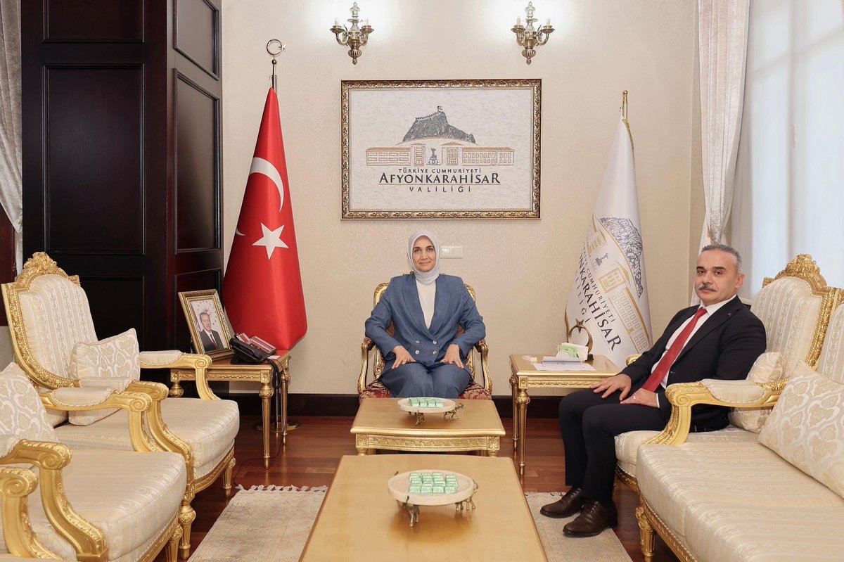 Afyonkarahisar Valisi, Cumhuriyet Başsavcısı ile Bir Araya Geldi