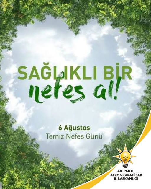 Afyonkarahisar'da Temiz Nefes Günü Etkinliğiyle Çevre Bilinci Vurgulandı