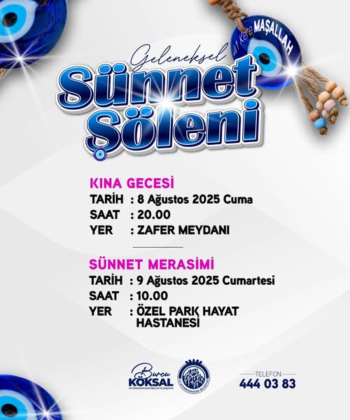 Afyonkarahisar'da Sünnet Şöleni ile Miniklere Kutlu Düğün