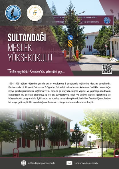 Afyon Kocatepe Üniversitesi Sultandağı Meslek Yüksekokulu ile Kariyerinizi Başlatın