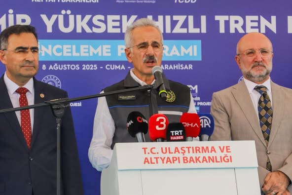 Ankara-İzmir Yüksek Hızlı Tren Projesi Afyonkarahisar'da Hızla İlerliyor