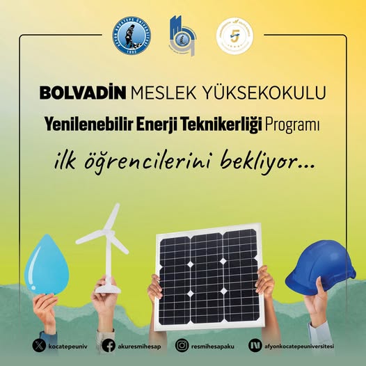 Afyon Kocatepe Üniversitesi'nden Temiz Enerjiye İlk Adım: Yenilenebilir Enerji Teknikerliği Bölümü Açıldı
