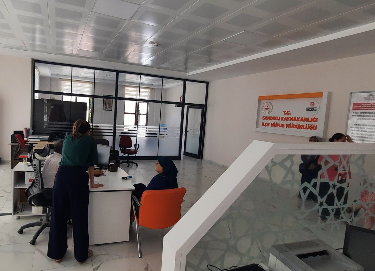 Sandıklı Nüfus Müdürlüğü Yeni Hizmet Binasında Görev Başladı
