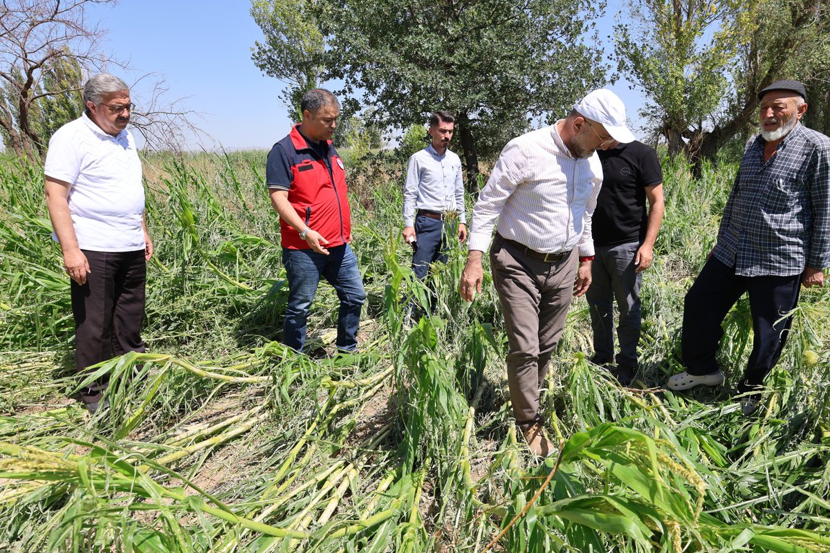 Afyonkarahisar'da Dolu ve Yağışlar Tarım Ürünlerine Zarar Verdi