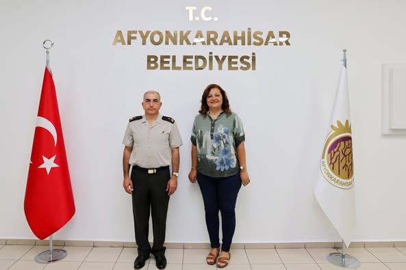 Afyonkarahisar Belediye Başkanı Köksal, Garnizon Komutanı ile Buluştu