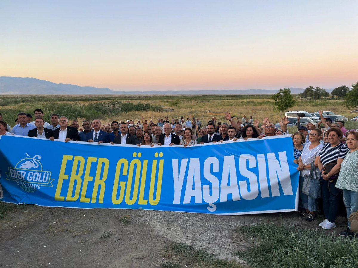 Eber Gölü'nde CHP Heyeti İnceleme Yaptı
