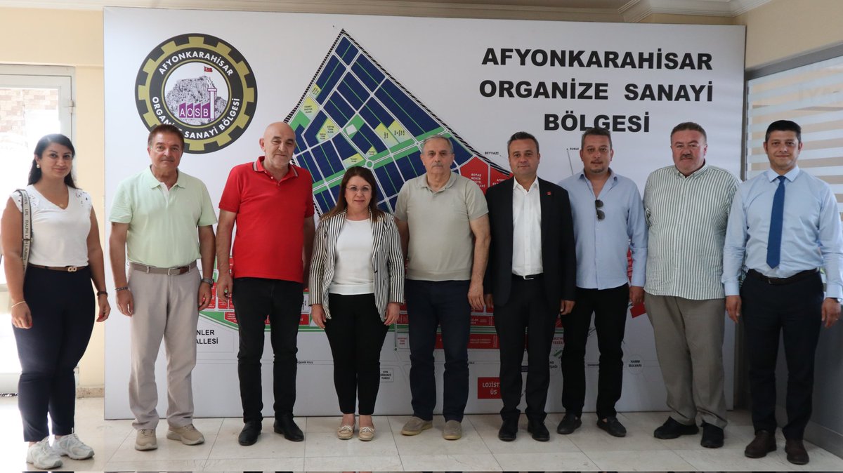 Afyonkarahisar'da Sanayi ve Ekonomi Görüşmeleri: CHP'li Delegeler OSB'yi Ziyaret Etti