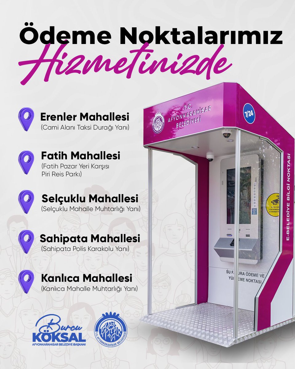 Afyonkarahisar Belediyesi'nden Vatandaşlara 7/24 Ödeme Kolaylığı