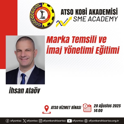 ATSO KOBİ Akademisi'nden Marka Temsili ve İmaj Yönetimi Eğitimi