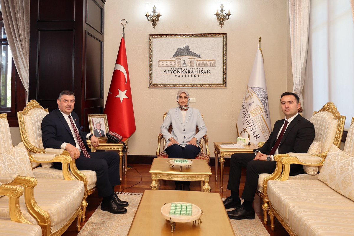 Afyonkarahisar Valisi Yeni Başsavcıyı Makamında Kabul Etti