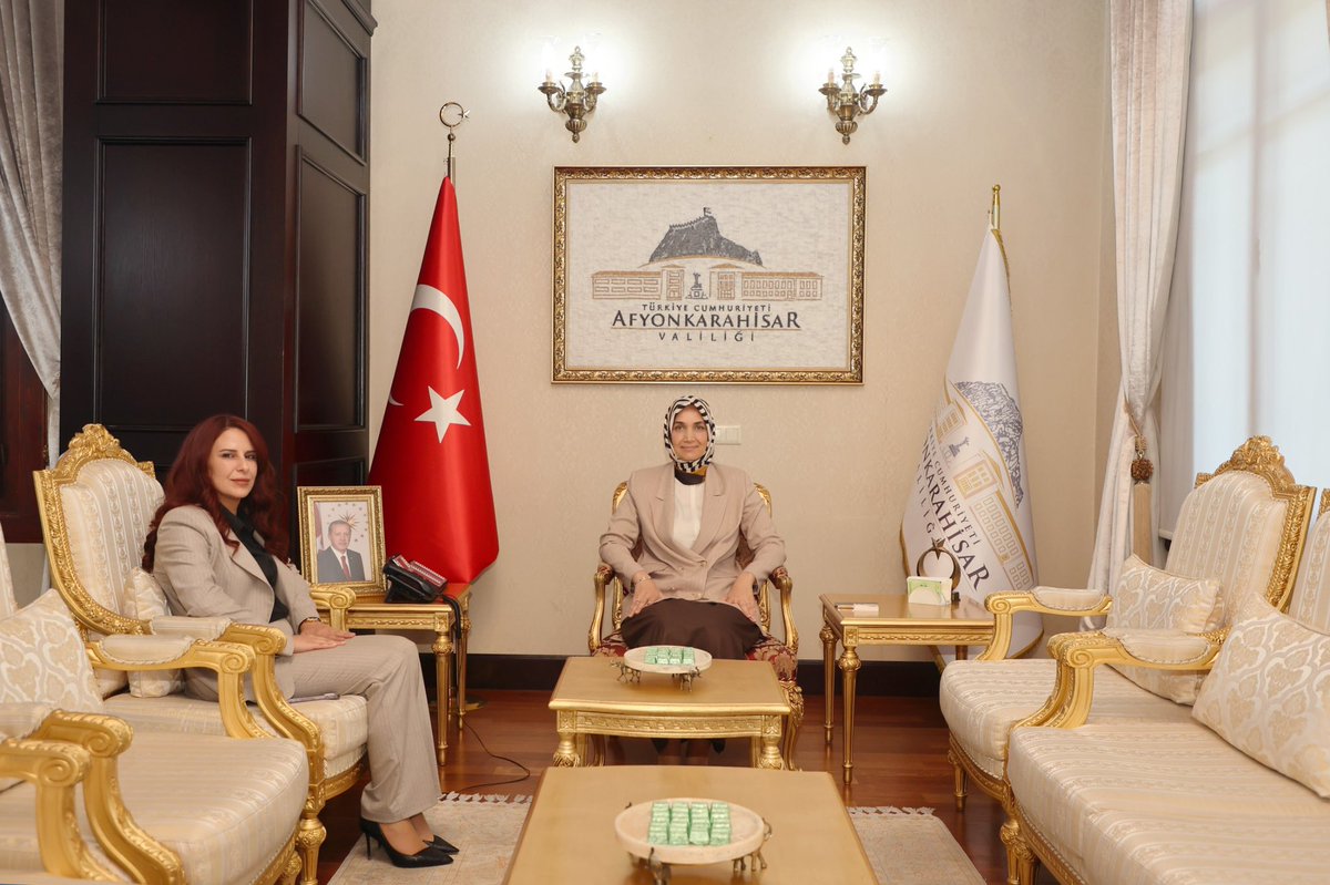 Afyonkarahisar Valisi Güran Yiğitbaşı, Konya Vali Yardımcısı Dalmış'ı Makamında Kabul Etti