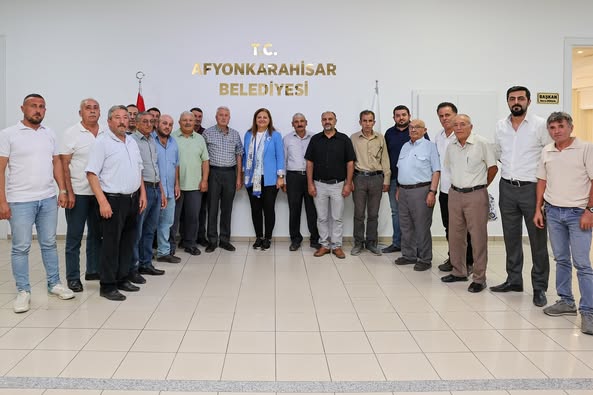 Afyonkarahisar Belediye Başkanı Köksal, Sinanpaşa İlçe Başkanı ile Buluştu