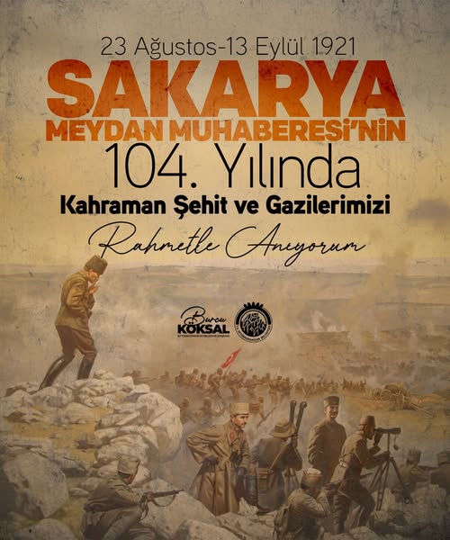Sakarya Meydan Muharebesi'nin 104. Yılı Afyonkarahisar'da Anıldı