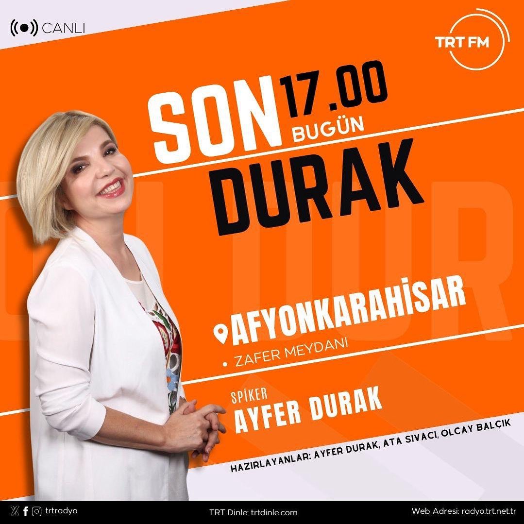 TRT FM'den Zafer Haftası Özel Canlı Yayını Afyonkarahisar'da