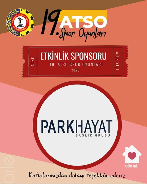 ATSO Spor Oyunları'na Sponsorluk Desteği