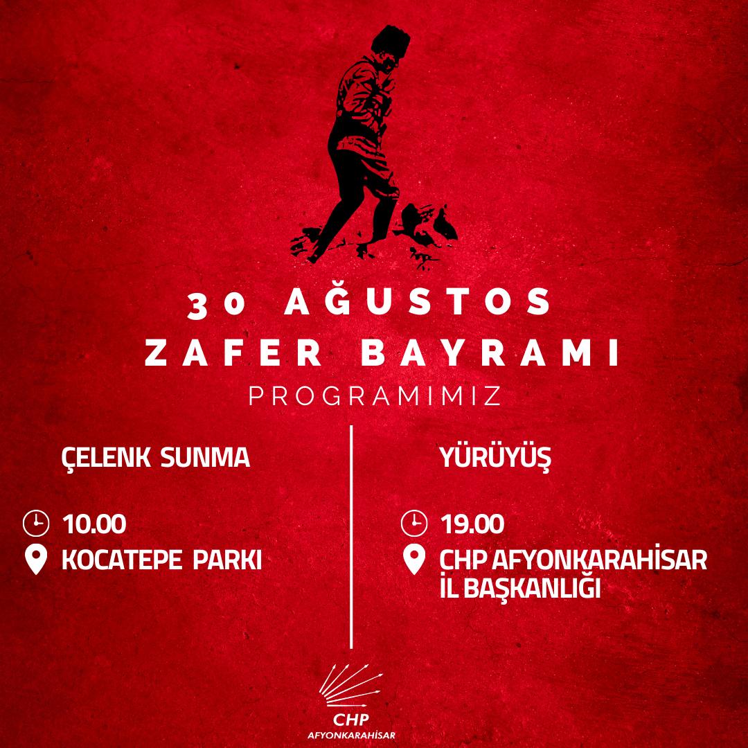 Afyonkarahisar'da 30 Ağustos Zafer Bayramı Coşkusu