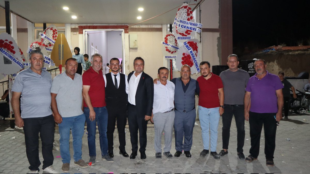 CHP Afyonkarahisar İl Başkanı Faruk Duha Erhan, Düğün Törenine Katıldı