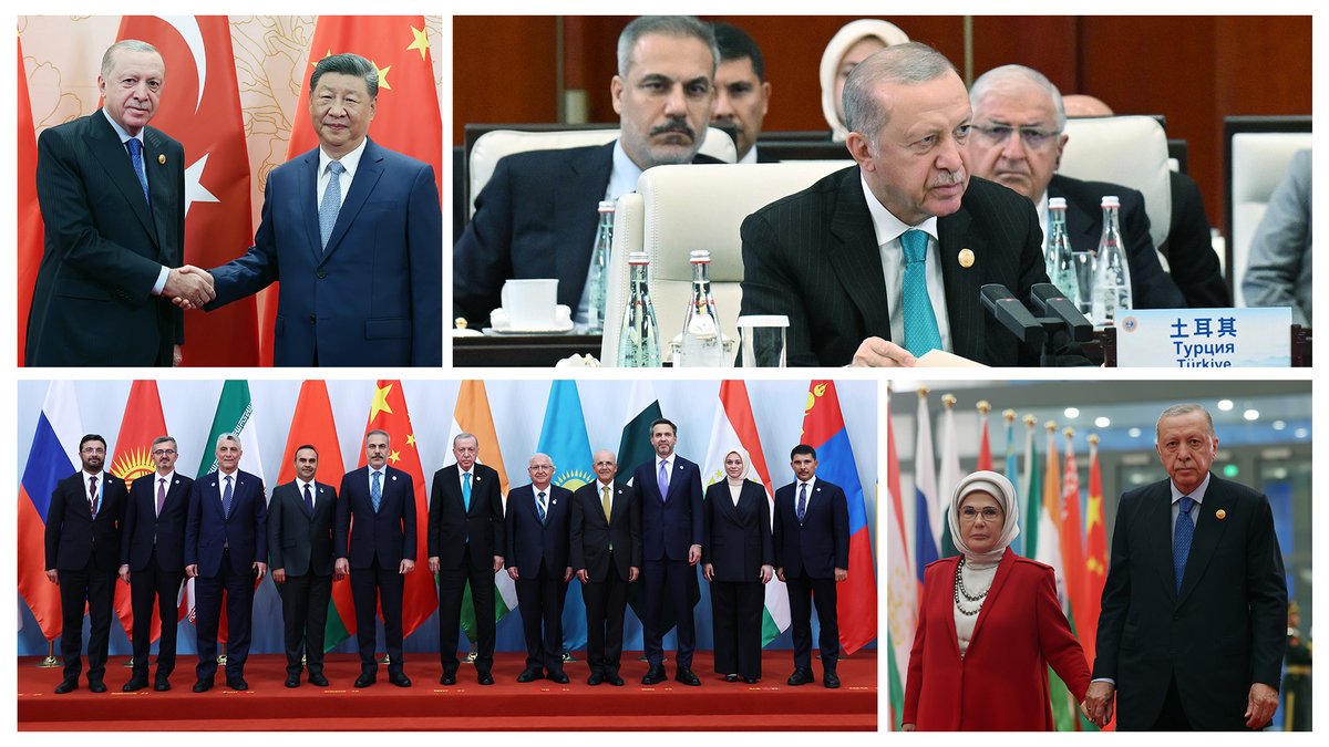 Cumhurbaşkanı Erdoğan'dan Şangay İşbirliği Örgütü'ne Destek Mesajı