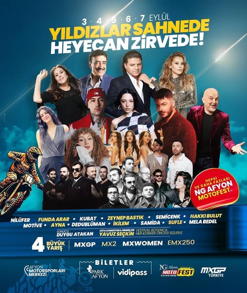 Afyonkarahisar'da NG Afyon Motofest Coşkusu Başlıyor