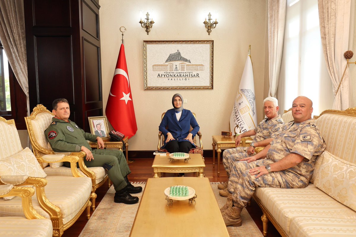 Afyonkarahisar Valisi Doç. Dr. Kübra Güran Yiğitbaşı, Hava Savunma Komutanlarını Ağırladı