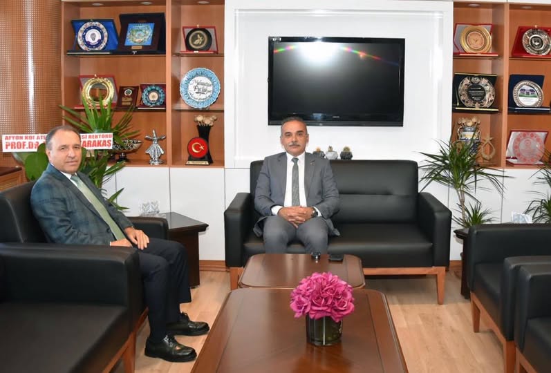 Afyon Kocatepe Üniversitesi Rektörü Karakaş, Yeni Başsavcı Patlak'ı Ziyaret Etti