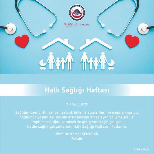 Afyonkarahisar Sağlık Bilimleri Üniversitesi'nden Halk Sağlığı Haftası Mesajı