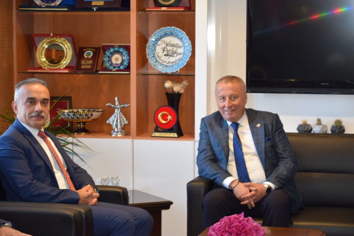 İyi Parti Milletvekili Av. Hakan Şeref Olgun, Afyonkarahisar Cumhuriyet Başsavcısı Mehmet Patlak'ı Ziyaret Etti