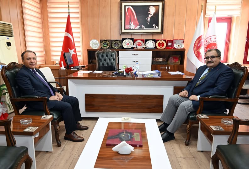 Afyon Kocatepe Üniversitesi Rektörü Karakaş, Adli Yargı Adalet Komisyonu Başkanı Keskin’i Ziyaret Etti