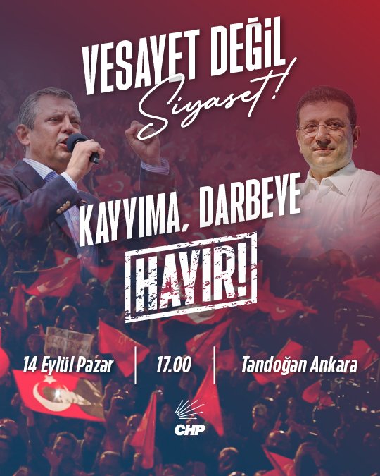CHP Afyonkarahisar İl Başkanı Erhan, Ankara'da Kayyıma Karşı Eylem Çağrısı Yaptı