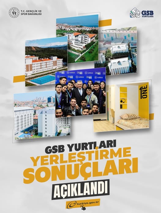 Afyonkarahisar GSB Yurtları Yerleştirme Sonuçları Açıklandı, Yatılı Kalacak Öğrenciler Belirlendi