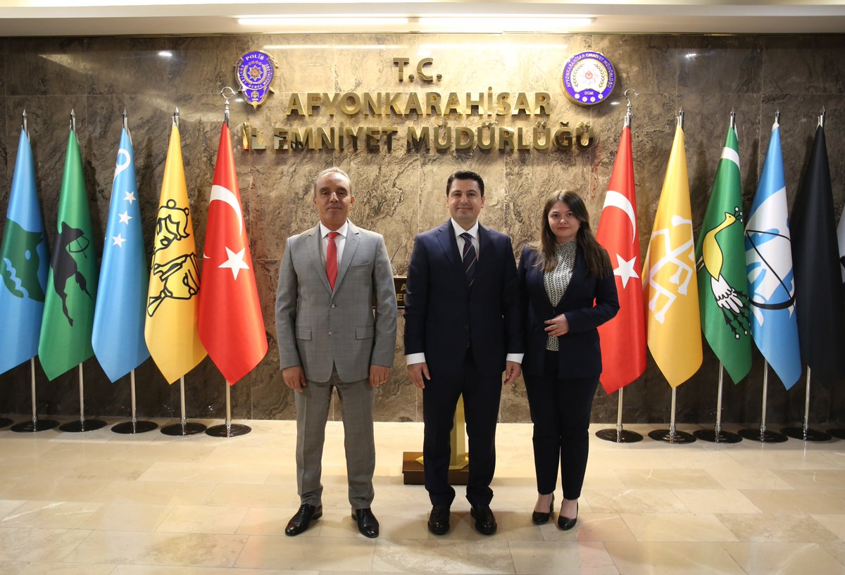 Afyonkarahisar Emniyet Müdürlüğünü Hakimler Ziyaret Etti
