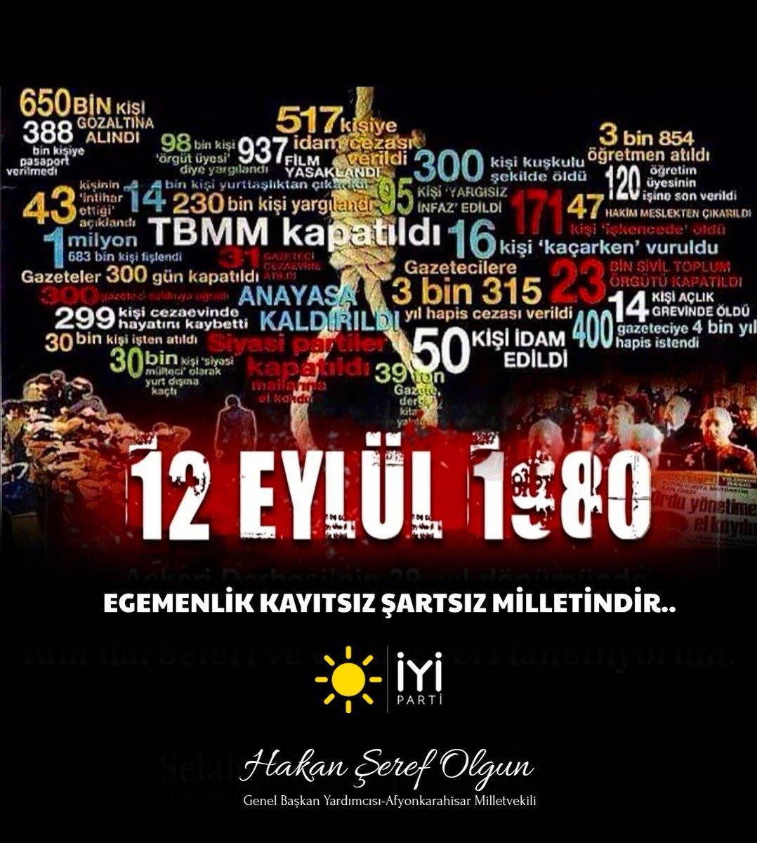 12 Eylül Darbesi'nin 45. Yıl Dönümünde Anma Töreni