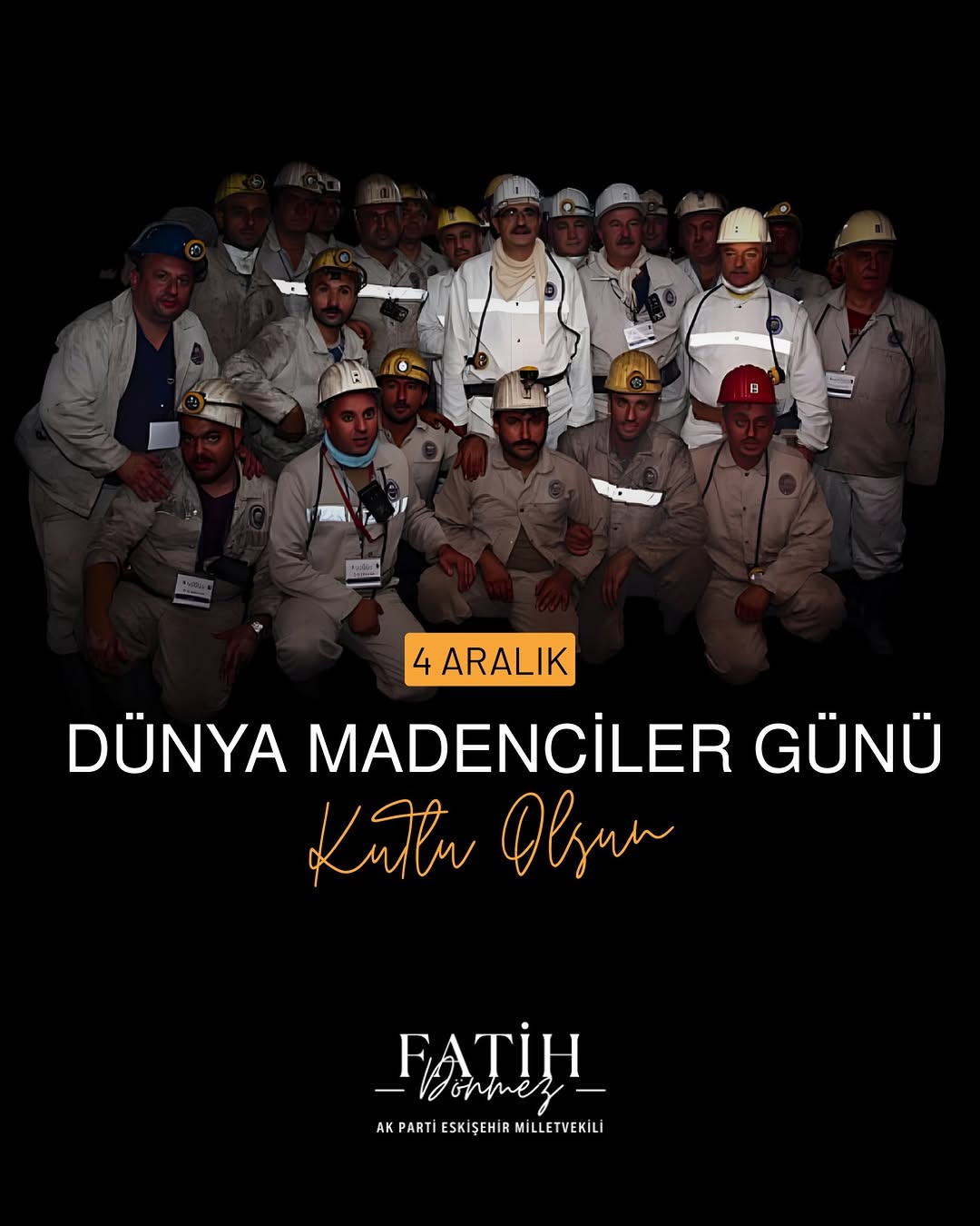 Toprağın Derinliklerinde Çalışan Madencilerin Fedakarlığına Kutlama