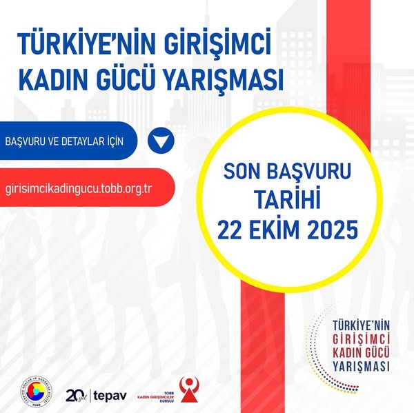 Türkiye'nin Girişimci Kadın Gücü Yarışması Başvuruları Başladı