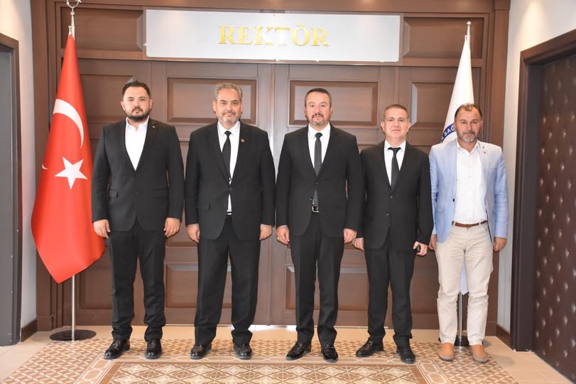 AFSÜ Rektörü Prof. Dr. Aslan, Sandıklı Belediye Başkanı Öztaş'ı Makamında Ağırladı