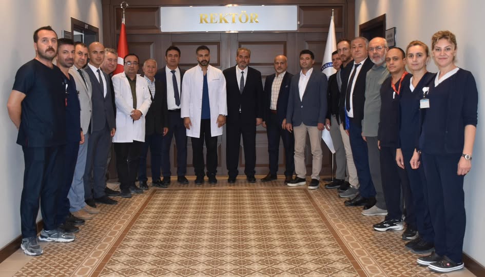 AFSÜ Rektörü Prof. Dr. Aslan, Hastane Yöneticilerini Ağırladı
