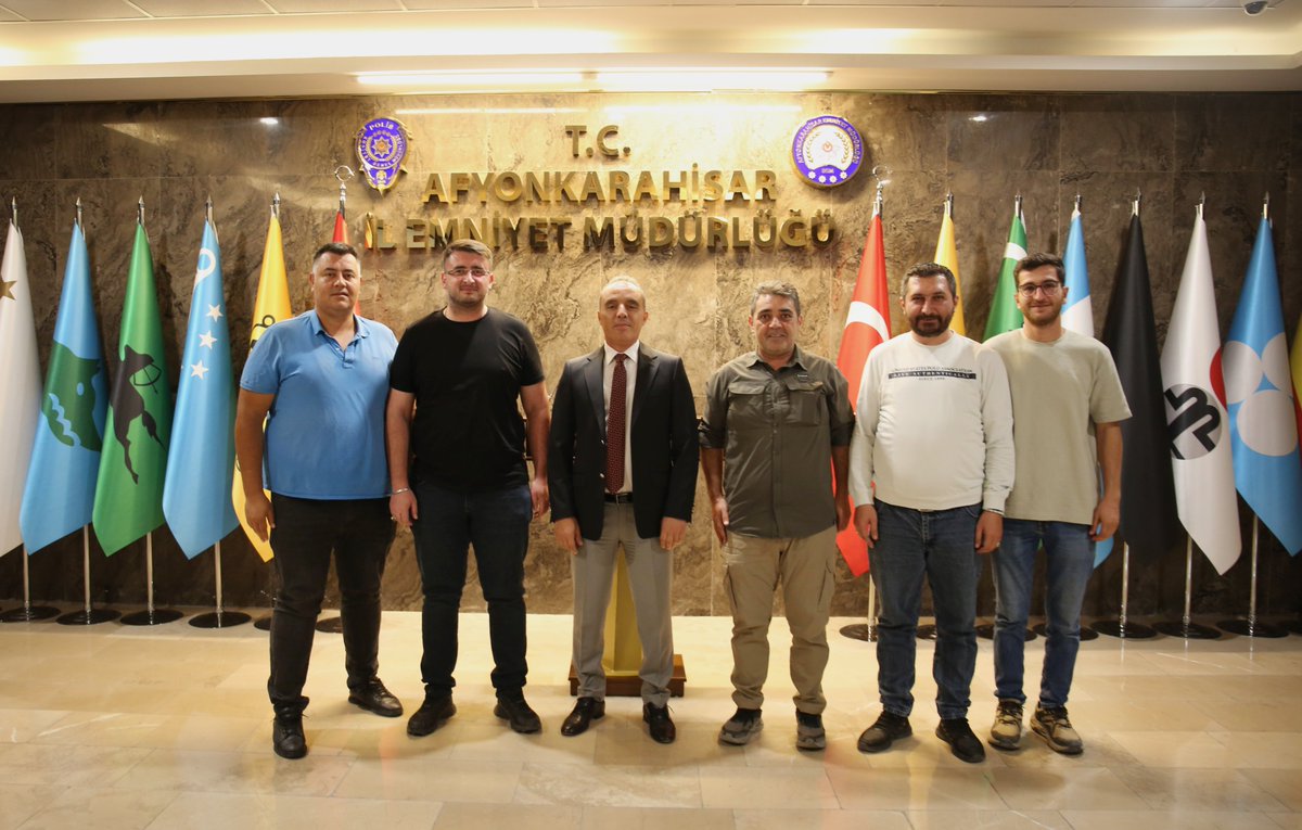 Afyonkarahisar Emniyet Müdürlüğüne Gazetecilerden Ziyaret
