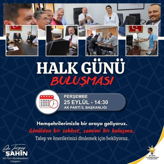 AK Parti Afyonkarahisar'da Hemşehrilerle Buluşma Etkinliği Düzenlenecek