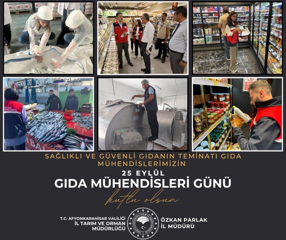 Gıda Mühendisleri Günü Afyonkarahisar'da Kutlandı