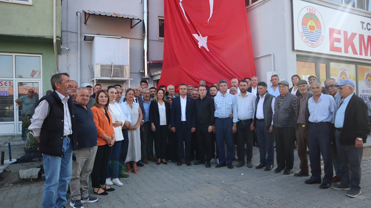 CHP Çay İlçe Kongresi Tamamlandı, Yeni Başkan Murat Cingöz